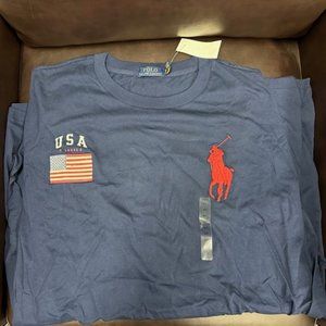 Polo by Ralph Lauren Blue T-shirt size 4xlt